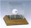Signed Golf Ball Tee Deluxe Display Case Cube