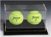Signed 2 Tennis Ball Deluxe Display Case Cube