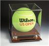 Signed Jumbo Tennis Ball Deluxe Display Case Cube