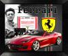 Signed Enzo Ferrari Custom Framed Stock Certificate Collage
