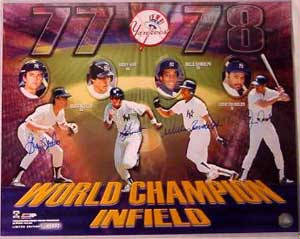 77-78 Yankees Infield