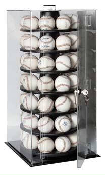 56 Baseball Rotating Display Case