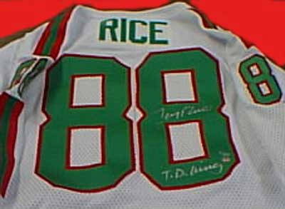 jerry rice college jersey