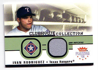 Ivan Rodriguez Jersey Card