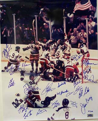 1980 Miracle On Ice USA Team Signed 