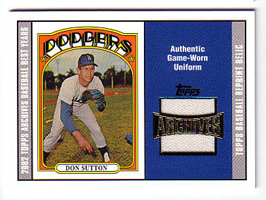 Don Sutton 2002 Topps Archives