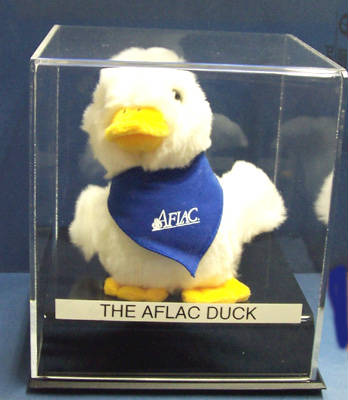 Aflac Duck with Deluxe Display Case Cube