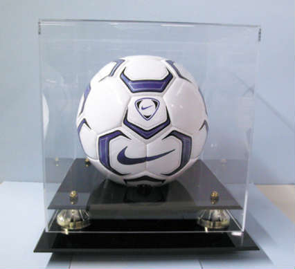 Soccer Ball Deluxe Display Case Cube