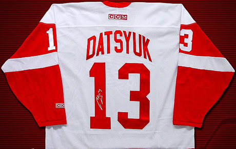 Pavel Datsyuk Autographed Jersey