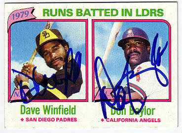 Dave Winfield & Don Baylor