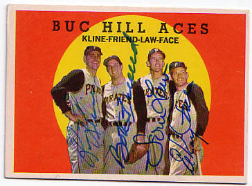 Ron Kline, Vern Law, Bob Friend, & Roy Face