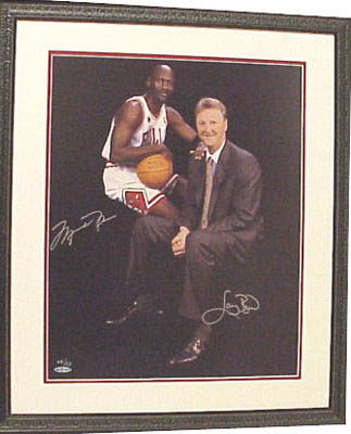 Larry Bird & Michael Jordan