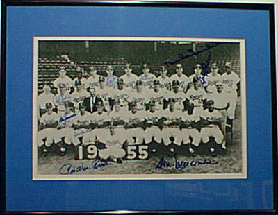 1955 Dodgers Team Photo