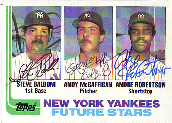 1982 Yankees Future Stars