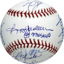 1977 Yankees Team Signed Baseball