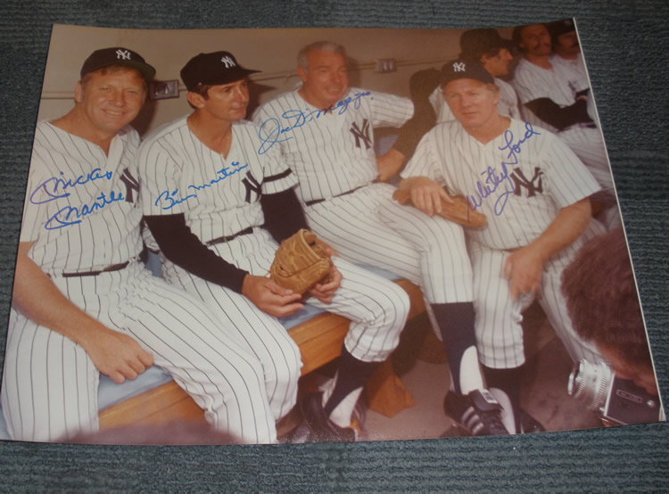 Old Timers Day Yankee Legends