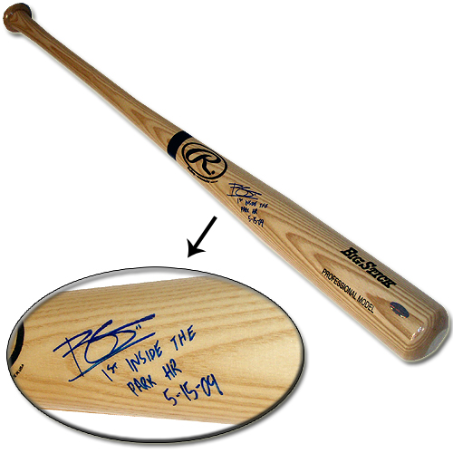 Brett Gardner Autographed Big Stick Ash Bat