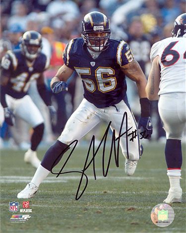 Shawne Merriman Autographed Chargers