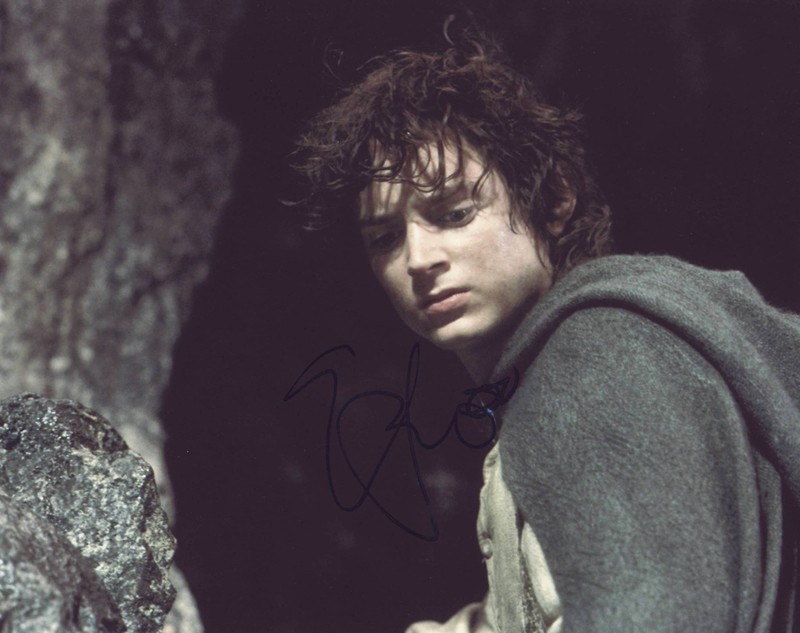 Elijah Wood Autographed Lord of the Rings Photo