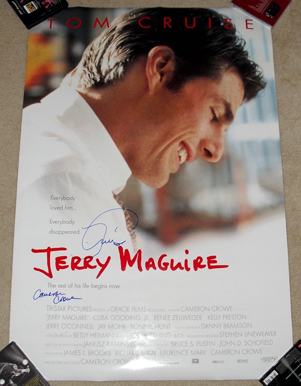 Tom Cruise & Cameron Crowe Jerry Maguire Dual