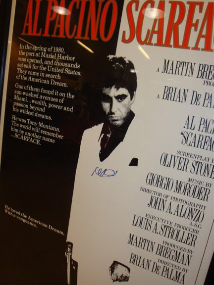 Al Pacino Scarface Framed