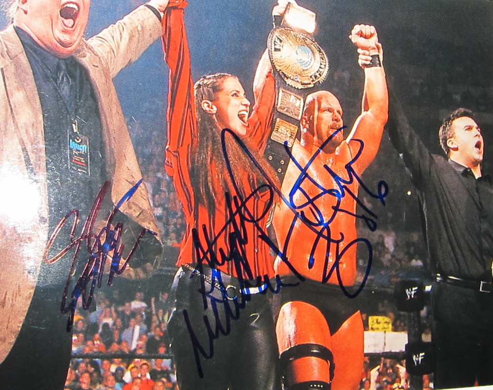 Stone Cold Steve Austin , Shane & Stephanie McMahon WWE