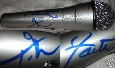 Faith Hill & Tim McGraw Dual Signed Microphone