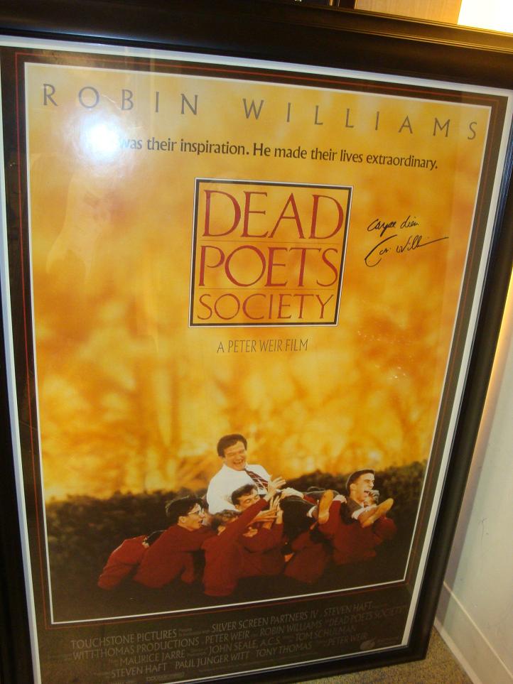 Robin Williams - Dead Poets Society Framed