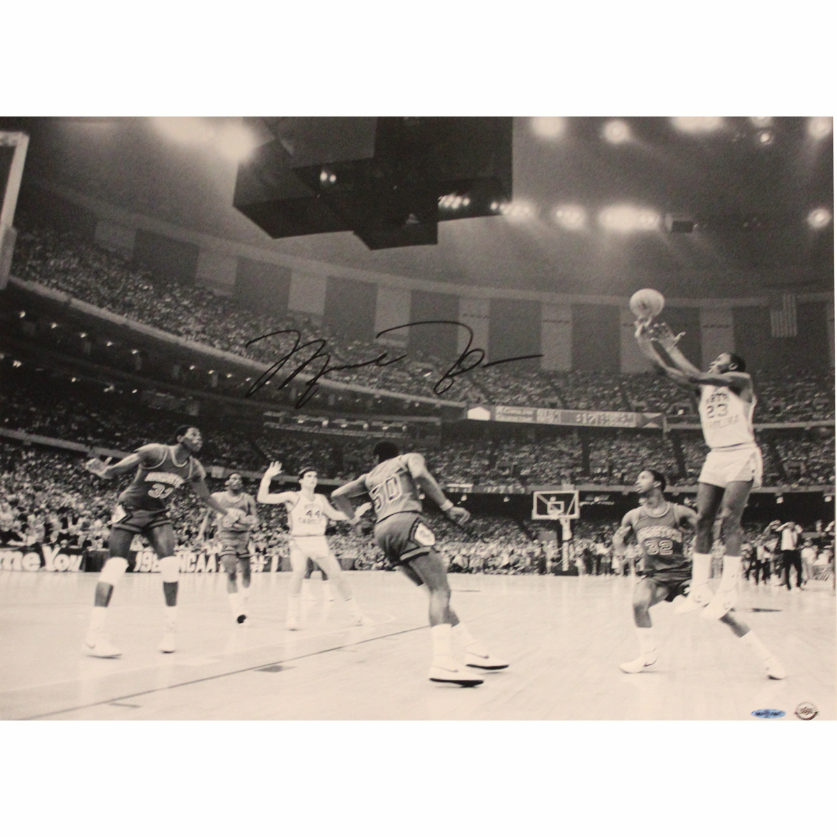 Michael Jordan Autographed UNC 24x20