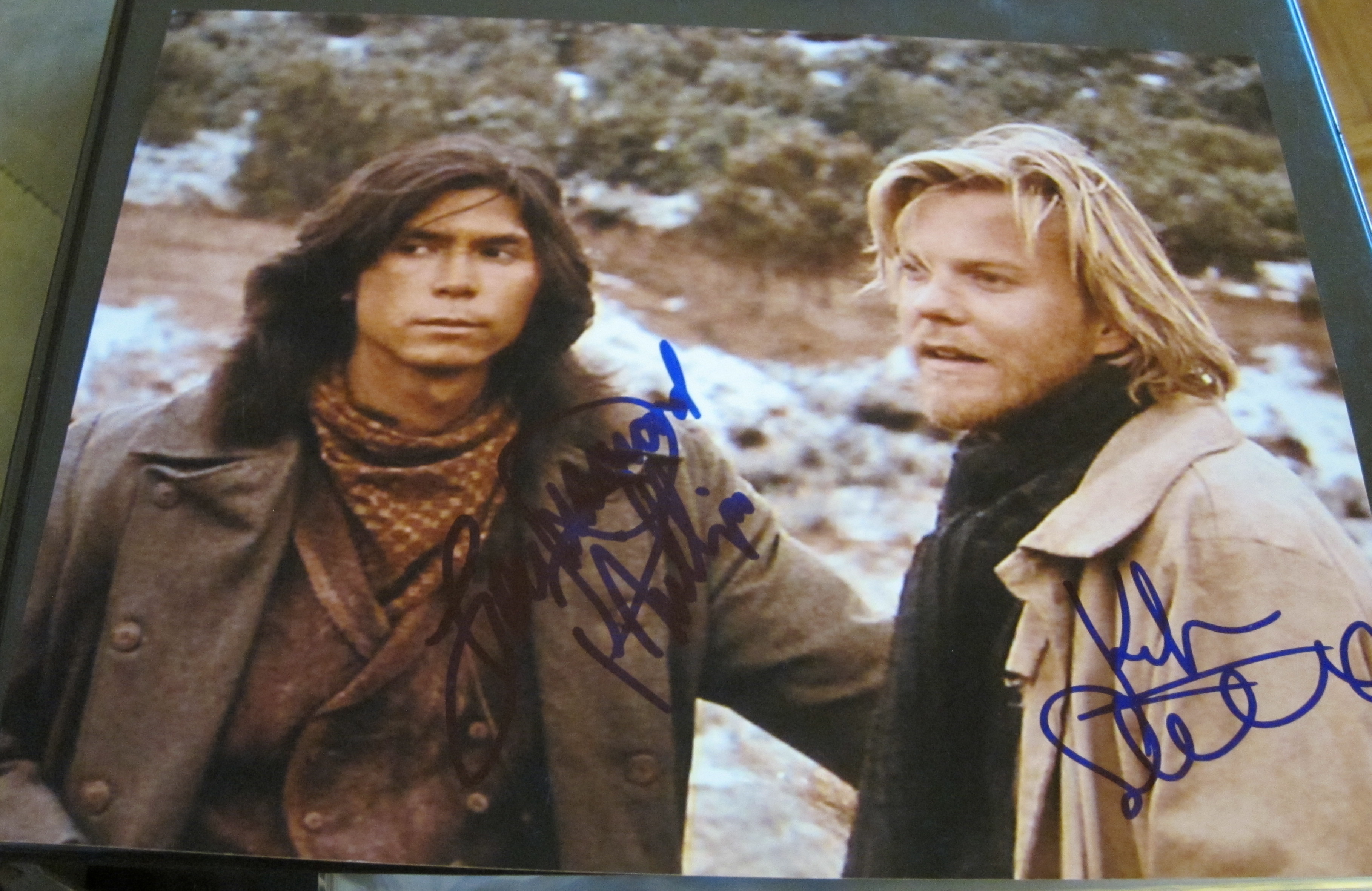 Kiefer Sutherland & Lou Diamond Phillips Young Guns Signed