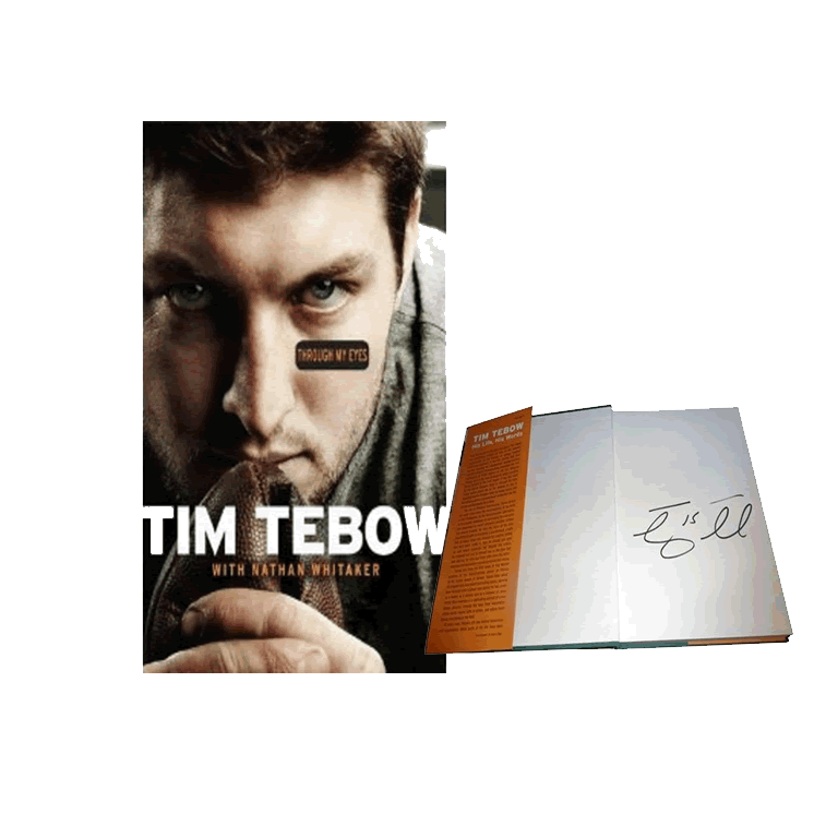 Tim Tebow "Through My Eyes" Signed