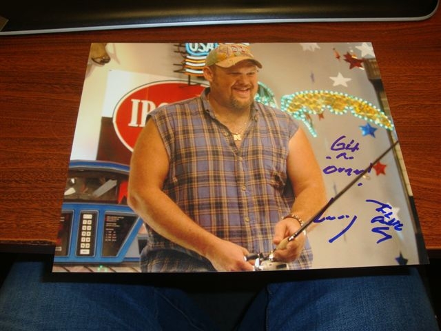 Larry The Cable Guy Signed