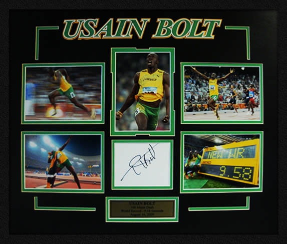 Usain Bolt - Autographed Masterpiece