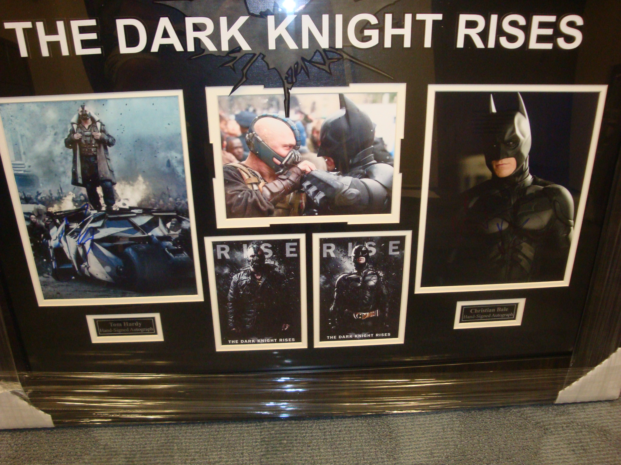 Dark Knight Rises Christian Bale & Tom Hardy