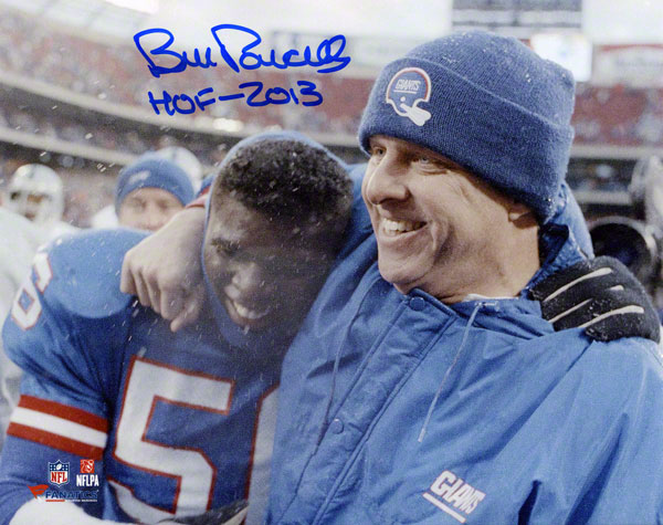 Bill Parcells Giants Signed