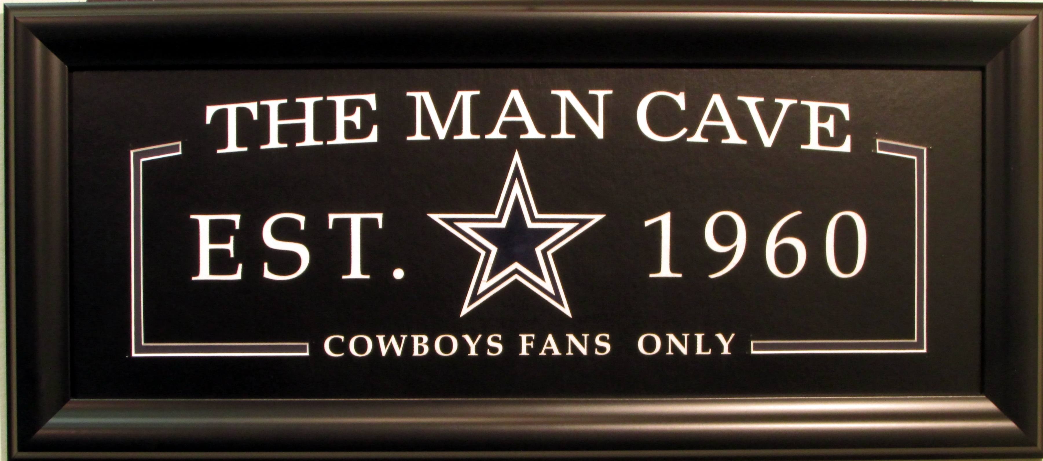 Dallas Cowboys Man Cave Sign