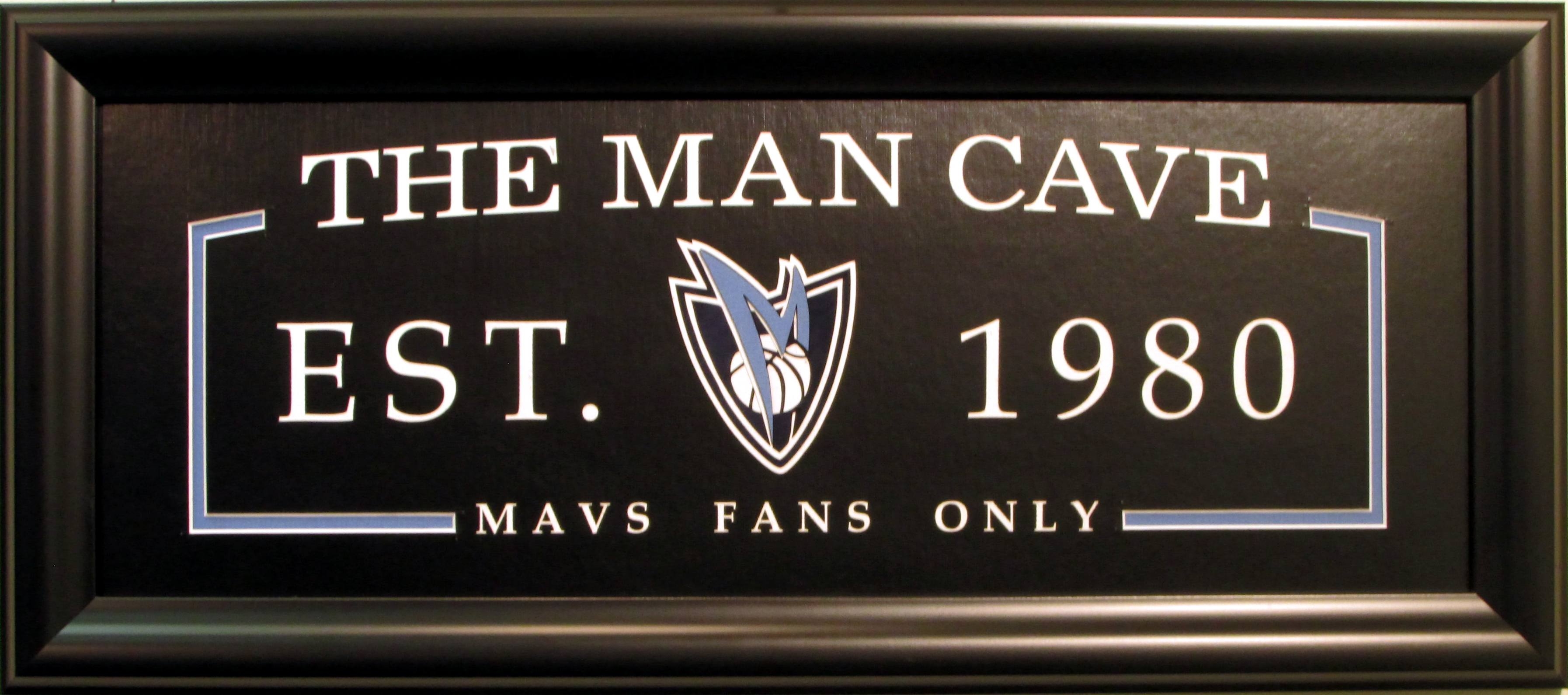 Dallas Mavericks Man Cave Sign