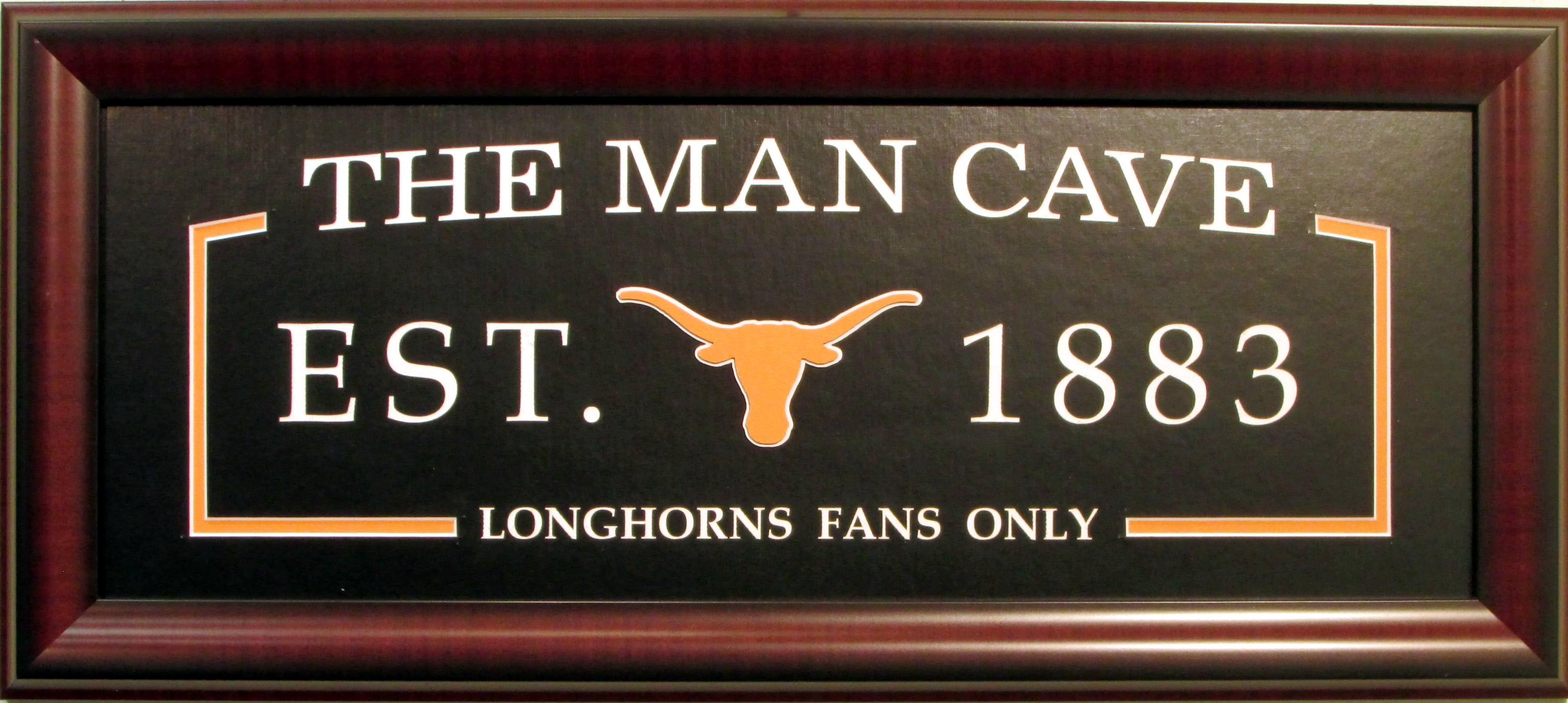Texas Longhorns Man Cave Sign