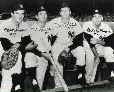 1961 Yankees Infield
