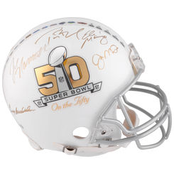 Super Bowl 50th Anniversary Helmet