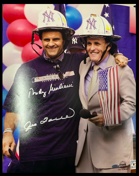 Joe Torre & Mayor Giuliani Dual Signed 