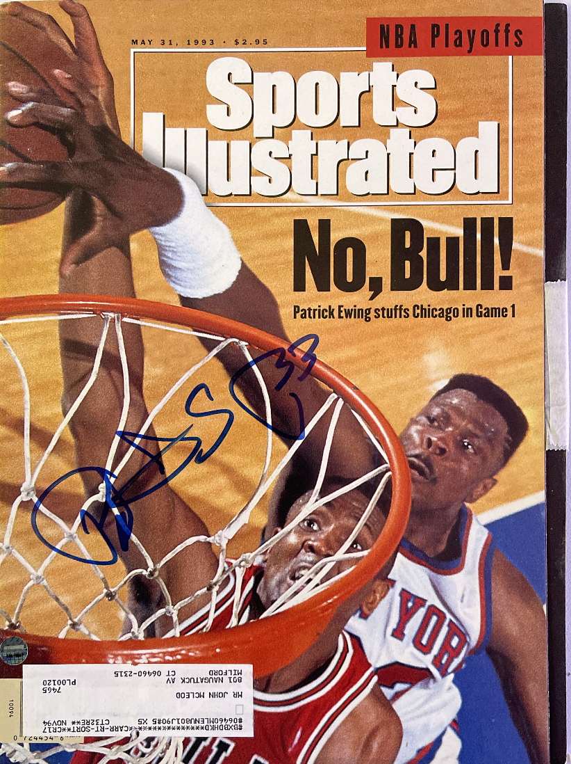 Patrick Ewing Sports Illustrated Cover