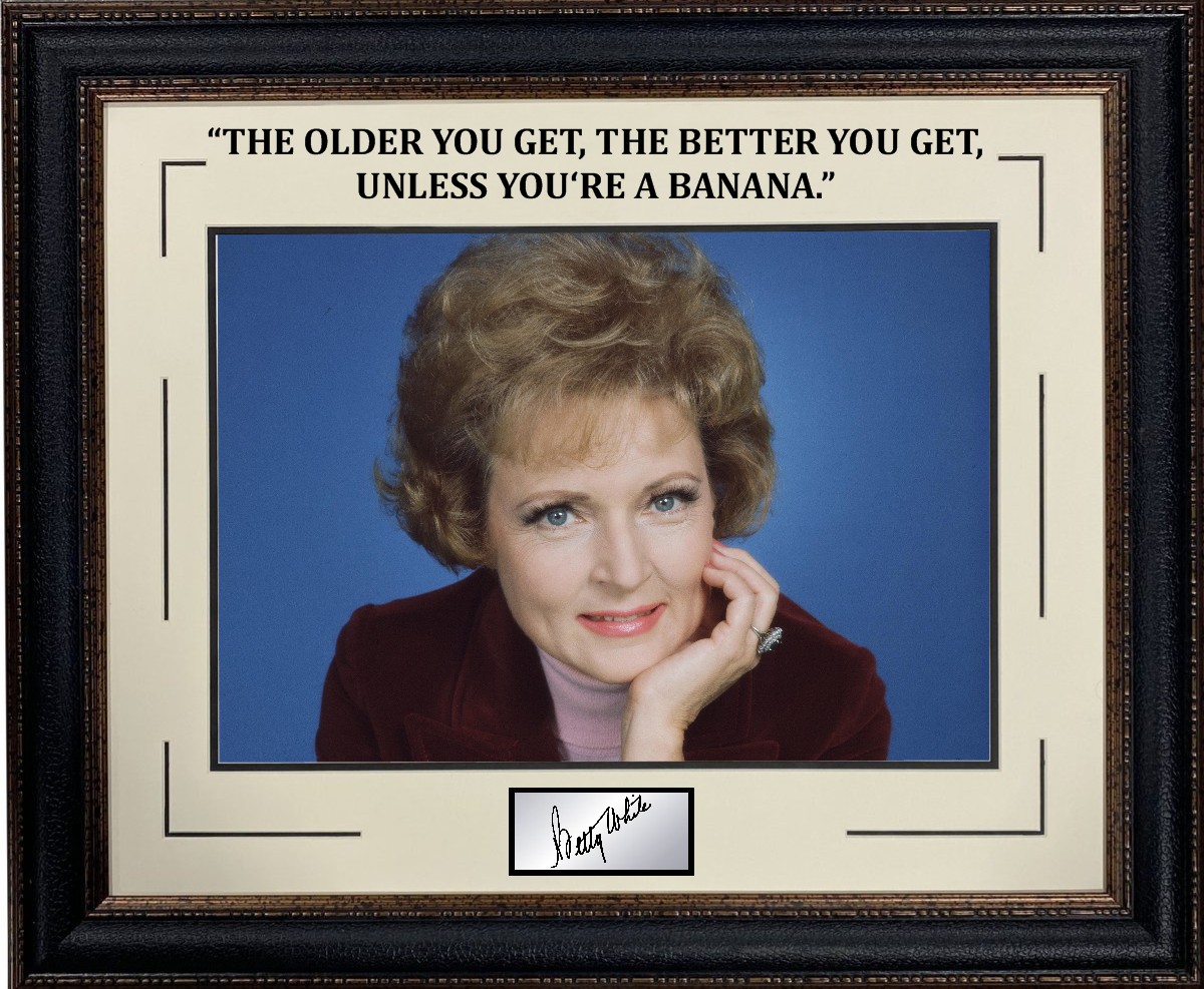 Betty White Quote Collage