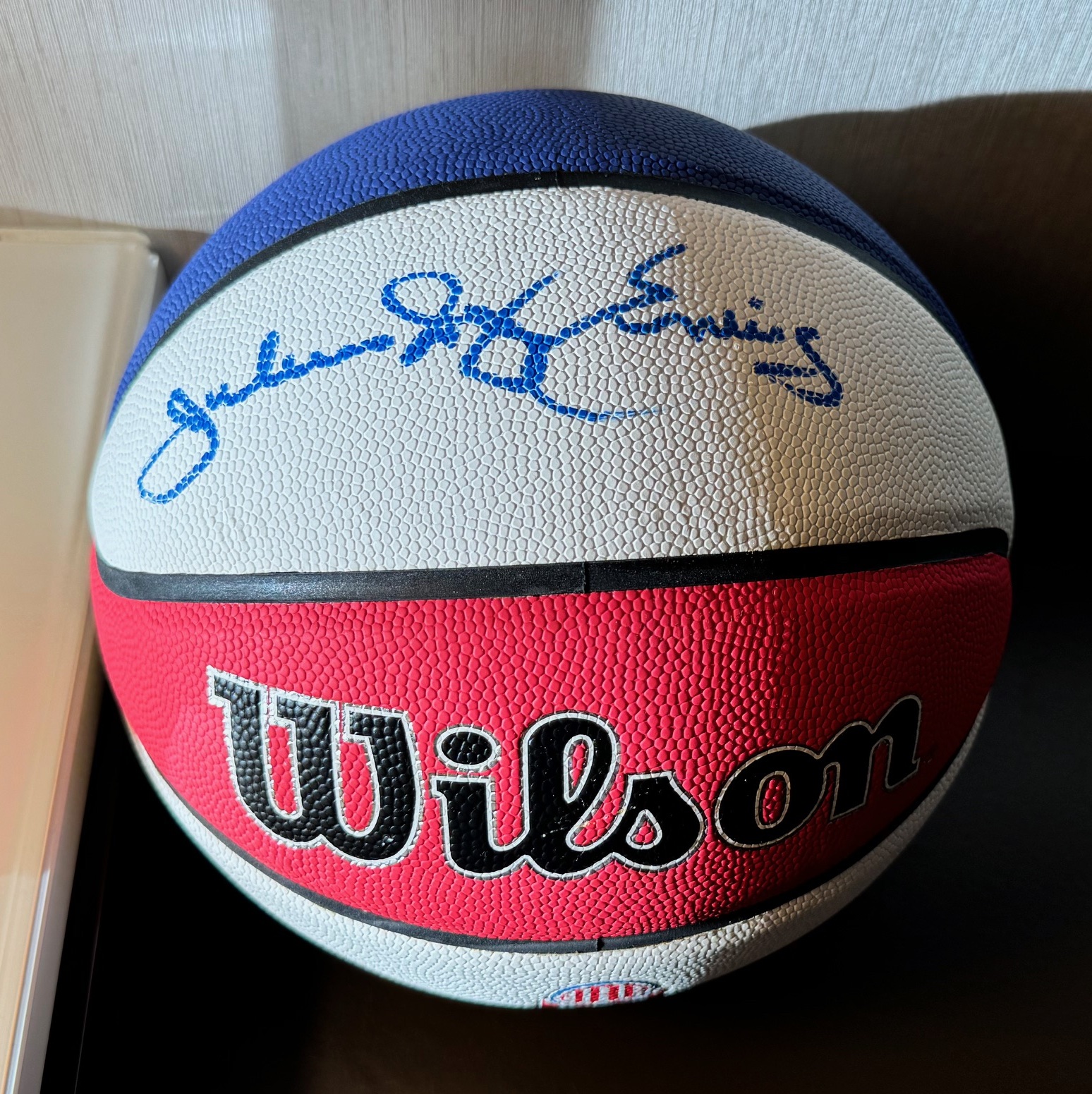 Julius Erving Hand Signed ABA Basketball