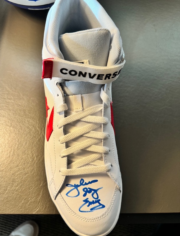 Julius Erving Signed Converse Sneaker