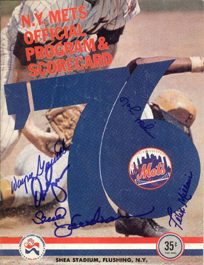 1976 Mets Program