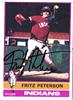 Signed Fritz Peterson