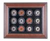 12 Hockey Puck Deluxe Display Case Cube autographed