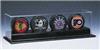 Signed 4 Hockey Puck Deluxe Display Case Cube