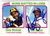 Dave Winfield & Don Baylor autographed